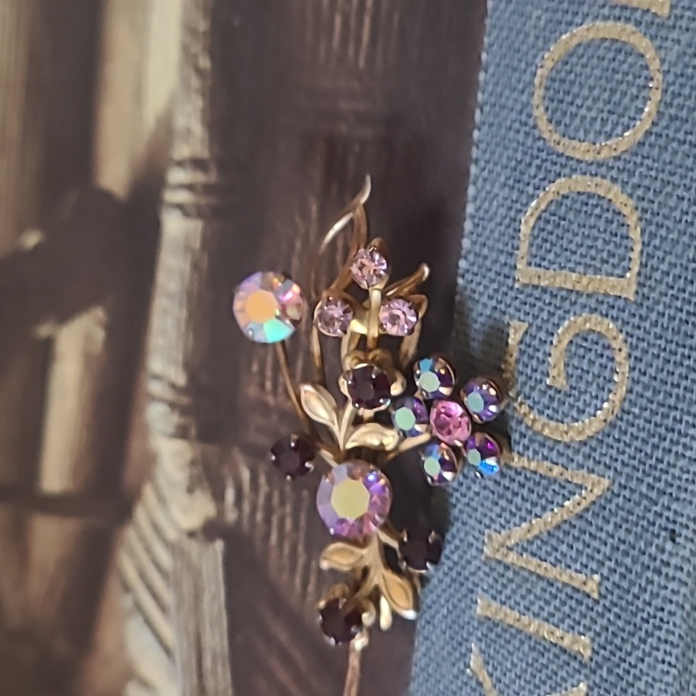 * Vintage Aurora Borealis Brooch